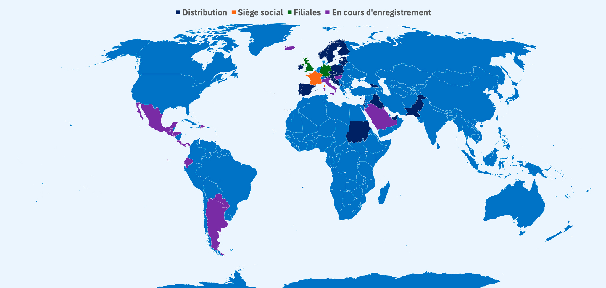 Global Presence Map